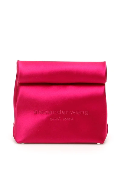 Alexander Wang Lunch Bag In Fuchsia,pink