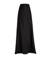 COSTARELLOS SATIN MAXI SKIRT,14951654