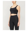 Girlfriend Collective Paloma Firm-support Sports Bra In Black