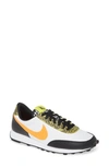 Nike Daybreak Qs Mesh And Leather Sneakers In Black/orang