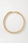 LAURA LOMBARDI + NET SUSTAIN SERENA GOLD-PLATED NECKLACE