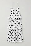 MARA HOFFMAN NET SUSTAIN BARI TIERED POLKA-DOT ORGANIC COTTON-VOILE MAXI DRESS