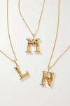 CHLOÉ ALPHABET GOLD-TONE NECKLACE