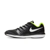 Nike Air Zoom Prestige Rubber And Mesh Tennis Sneakers In Black/ White-volt