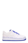 NIKE AIR FORCE 1 07 SNEAKERS IN WHITE LEATHER,11201993