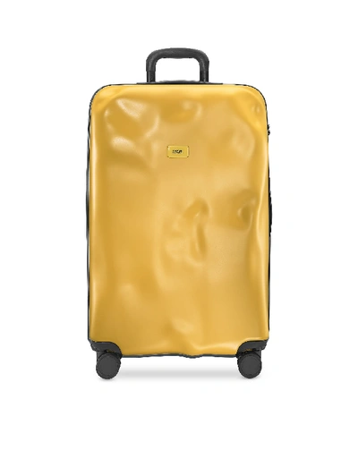 Crash Baggage Icon Large Trolley In Yellow