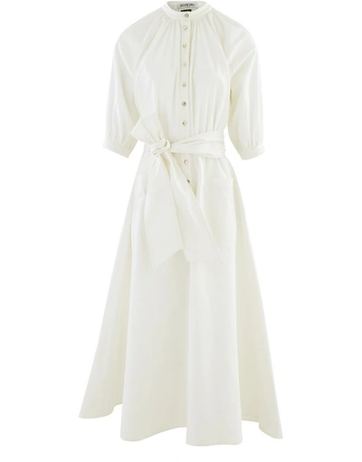 A Cheval Pampa Argentinian Dress In White