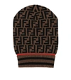 FENDI CASHMERE AND WOOL HAT,P00437790