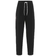 GIVENCHY PLEATED EMBROIDERED TRACKPANTS,P00446765