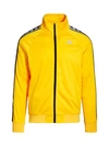 Kappa Men's 222 Banda Track Jacket In Yellow Grey