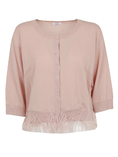 P.a.r.o.s.h Cardigan Piume In Carne