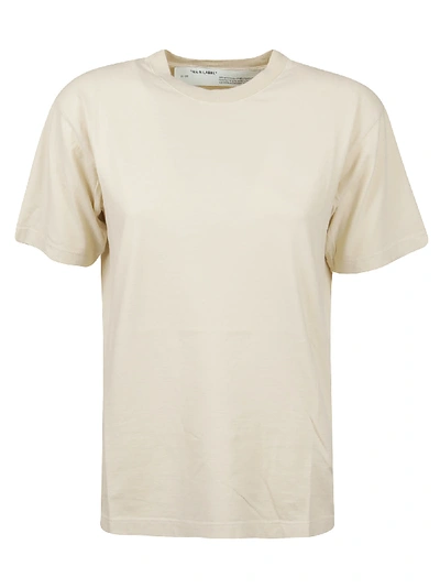 Off-white T-shirt Offwhite Casual In Ecru` Ecru`