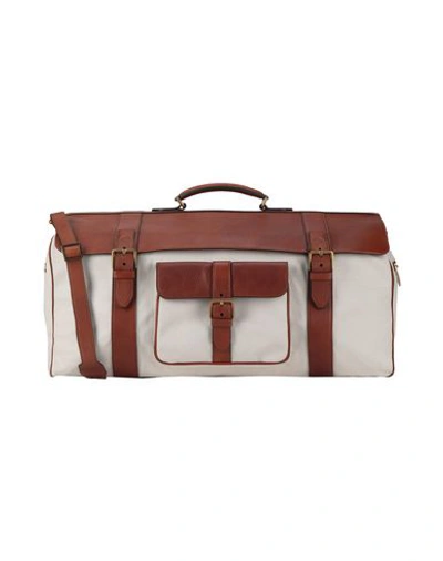 Brunello Cucinelli Travel & Duffel Bag In White