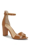 Vince Camuto Lauralie Ankle Strap Sandal In Dark Wheat