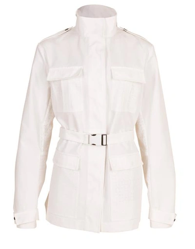 Off-white Belted Field Jacket In White