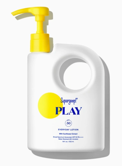 Supergoop Play Everyday Lotion Spf 50 Sunscreen 18 Fl. Oz. !