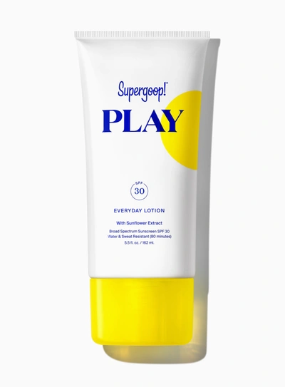 Supergoop Play Everyday Lotion Spf 30 Sunscreen 5.5 Fl. Oz. !