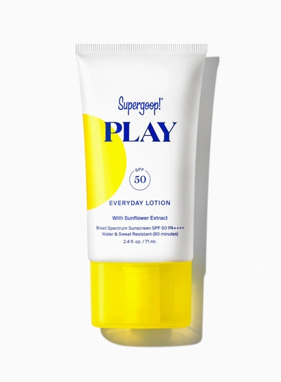 Supergoop Play Everyday Lotion Spf 50 Sunscreen 2.4 Fl. Oz. !