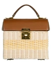 MARK CROSS Sara Rattan Bag