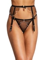 AGENT PROVOCATEUR LORNA TULLE-TRIM GARTER BELT,PROD152770095