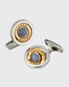 DUNHILL BICOLOR RADIAL GYRO CUFFLINKS,PROD153830071