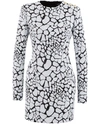 BALMAIN SHORT SEQUIN DRESS,TF16200X351/EAB