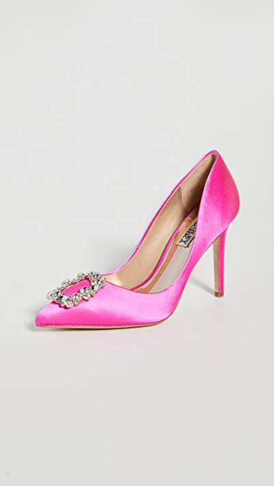 Badgley Mischka Cher Pump In Hot Pink