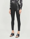 L AGENCE ROCHELLE FITTED HIGH-RISE COATED LEGGINGS,R00063564