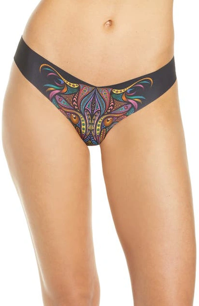 Commando Print Thong In Photo Op Tribal Panther