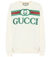 GUCCI logo棉质大廓形运动衫,P00436367