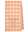 ACNE STUDIOS CHECKED WOOL SCARF,P00453374