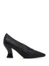 BOTTEGA VENETA BOTTEGA VENETA WOVEN ALMOND PUMPS