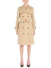 BURBERRY BURBERRY ISLINGTON DOUBLE BREASTED BELTED COAT