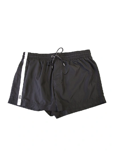 Dolce & Gabbana Swim Shorts In Black