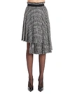 ERMANNO SCERVINO ERMANNO SCERVINO PLAID ASYMMETRIC PLEATED SKIRT