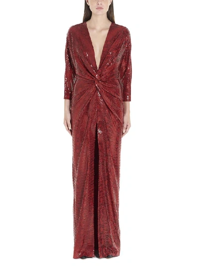 In The Mood For Love Oscar Dress Dress In Burgundy