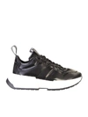 MM6 MAISON MARGIELA MM6 MAISON MARGIELA STITCH DETAIL PANELLED SNEAKERS