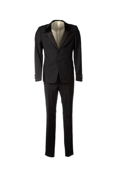Prada Single Breasted Tuxedo Suit In Black