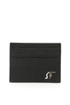 FERRAGAMO SALVATORE FERRAGAMO MONOGRAM PLAQUE CARDHOLDER