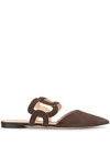 RUPERT SANDERSON MANNEQUIN FLAT MULES