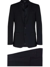 Dolce & Gabbana Single Breasted Tailored Suit In Blue