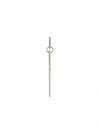 Parts Of Four Small Spike Hoop V2 Earring In Silver