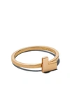 ALEXANDRA JEFFORD 18KT ROSE GOLD GEOMETRIC DETAIL RING