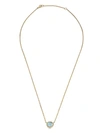 BROOKE GREGSON 18KT YELLOW GOLD DIAMOND OPAL NECKLACE