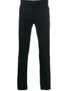 Department 5 Slim-fit Chino Trousers In Dark Grey