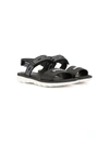 DOLCE & GABBANA SPORTY-STYLE TOUCH STRAP SANDALS