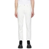 ACNE STUDIOS WHITE BLÅ KONST RIVER JEANS