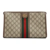 GUCCI GUCCI BEIGE GG OPHIDIA POUCH