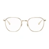 OLIVER PEOPLES GOLD BOARD MEETING 2 GLASSES