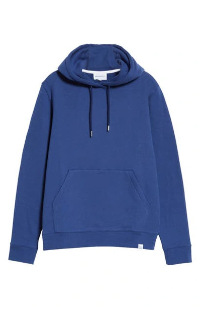 Norse Projects Vagn Classic Hoodie In Twilight Blue